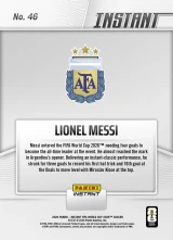 2026 Panini Instant FIFA World Cup Lionel Messi #46
