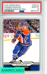 2015 UPPER DECK CONNOR MCDAVID COLLECTION CONNOR MCDAVID #CM-24 PSA 10 RC 89531237