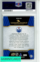 2015 UPPER DECK CONNOR MCDAVID COLLECTION CONNOR MCDAVID #CM-24 PSA 10 RC 89531237