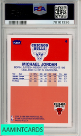 1996 FLEER DECADE OF EXCELLENCE MICHAEL JORDAN #4 PSA 10 70101336