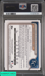 2024 BOWMAN DRAFT CHROME PROSPECT AUTO JAC CAGLIANONE GOLD SHIM OF 50 1ST PSA 9 111375797