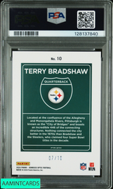 2024 PANINI DONRUSS OPTIC DOWNTOWN! TERRY BRADSHAW #10 GOLD 7 OF 10 PSA 10 128137840