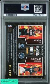2020 DONRUSS ELITE PASSING THE TORCH SIG J MORANT A EDWARDS OF 25 PSA 8 AUTO 9 143244840
