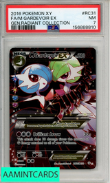 2016 POKEMON XY GENERATIONS RADIANT COLL FA M GARDEVOIR EX #RC31 PSA 7 NM 156888810