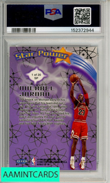 1997 ULTRA STAR POWER MICHAEL JORDAN #1 PSA 8 NM-MT 152372944