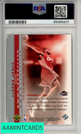 2003 UPPER DECK LEBRON JAMES #13 PHENOMENAL BEGINNING PSA 10 GEM MT RC 85868207