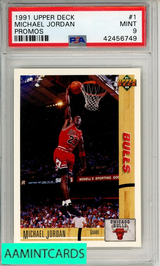 1991 UPPER DECK PROMOS MICHAEL JORDAN #1 PROMOS PSA 9 MINT 42456749
