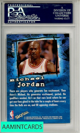1997 HOOPS ROCK THE HOUSE MICHAEL JORDAN #6 ROCK THE HOUSE PSA 9 MINT 24039198