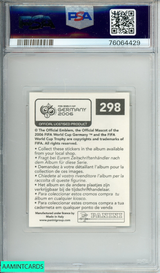 2006 PANINI WORLD CUP CRISTIANO RONALDO #298 GERMANY-STICKER RC PSA 5 EX 76064429