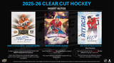 2025/26 Upper Deck Clear Cut Hockey Hobby Case