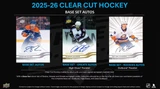 2025/26 Upper Deck Clear Cut Hockey Hobby Box