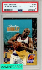 1992 SKYBOX CHARLES BARKLEY #389 PSA 10 GEM MT 58432721