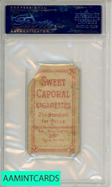 1909-11 T206 SWEET CAPORAL JOE TINKER BAT OFF SHOULDER PSA AUTHENTIC 19468660