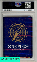 2025 ONE PIECE OP12-LEGACY OF THE MASTER BOEUF BURST #060 ALTERNATE ART PSA 9 147060525