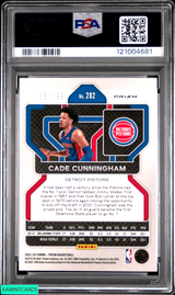 2021 PANINI PRIZM CADE CUNNINGHAM #282 BLUE PRIZM 3 OF 199 ROOKIE RC PSA 9 MINT 121004681