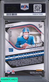 2025 PANINI PRIZM JAXSON DART #332 GREEN SCOPE 67 OF 75 ROOKIE RC PSA 10 GEM MT 158047666