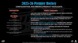 2025/26 Upper Deck Premier Hockey Hobby Box - PRESALE