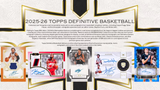 2025/26 Topps Definitive Basketball Hobby Box