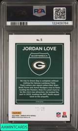 2024 PANINI DONRUSS OPTIC DOWNTOWN! JORDAN LOVE #5 BLACK PANDORA 10 OF 25 PSA 10 122409764