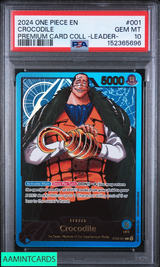 2024 ONE PIECE PREMIUM CARD COLLECTION LEADER CROCODILE #001 PSA 10 GEM MT 152365696