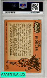1966 TOPPS BATMAN THE RIDDLER #36 PSA 4 VG-EX  RC 150660336