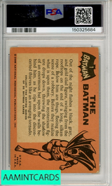 1966 TOPPS BATMAN THE BATMAN #1 PSA 2 5 GOOD+  RC 150325684