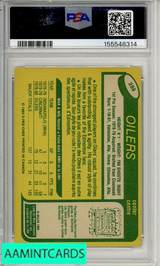 1980 O-PEE-CHEE MARK MESSIER #289 ERR-BK SAYS SHOOTS RT PSA 7 NM  RC 155548314