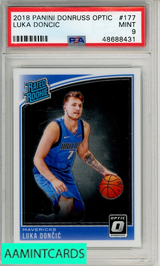 2018 PANINI DONRUSS OPTIC LUKA DONCIC #177 PSA 9 MINT RC 48688431