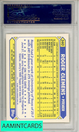 1987 TOPPS TIFFANY ROGER CLEMENS #340 PSA 10 GEM MT 20576070