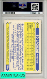 1987 TOPPS TIFFANY BO JACKSON #170 FUTURE STARS PSA 10 GEM MT RC 69828135