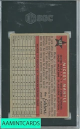 1958 TOPPS MICKEY MANTLE #487 SGC 1.5 1921923