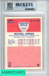1986-87 FLEER MICHAEL JORDAN #57 BGS 8 RC 0021802286