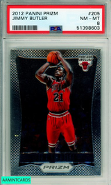 2012 PANINI PRIZM JIMMY BUTLER #205 PSA NM-MT 8 51398603