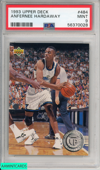 1993 UPPER DECK ANFERNEE HARDAWAY #484 ROOKIE RC PSA 9 MINT 56370028