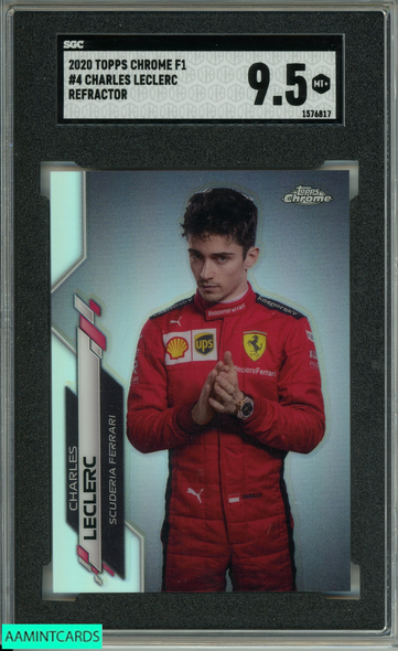 2020 Topps Chrome F1 70th Anniversary Red #4 Charles Leclerc