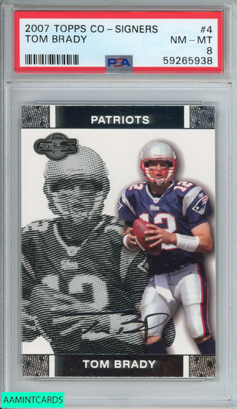 Tom Brady 2006 Topps Hobby Masters #HM3 Patriots Football Insert Card