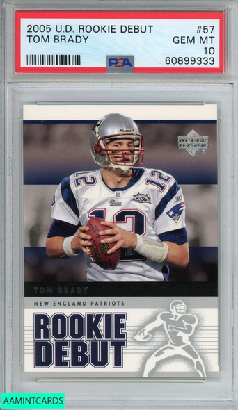 2001 Upper Deck Rookie F/X #54 Tom Brady - NM-MT