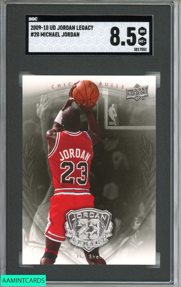 2009 UPPER DECK JORDAN LEGACY MICHAEL JORDAN #20 BULLS HOF SGC 8.5 NM-MT+ 3017551