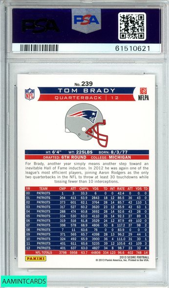 2006 Score #162 Tom Brady