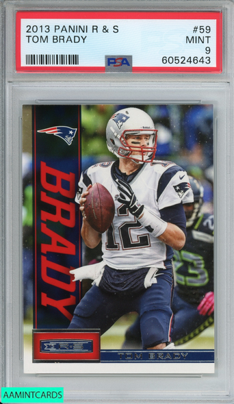 2013 PANINI ROOKIES AND STARS TOM BRADY #59 NEW ENGLAND PATRIOTS PSA 9 MINT 60524643