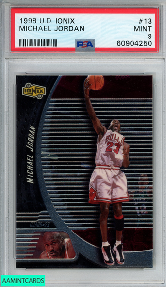 1998 UPPER DECK IONIX MICHAEL JORDAN #13 CHICAGO BULLS HOF PSA 9 MINT 60904250