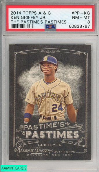 2014 TOPPS ALLEN GINTER THE PASTIMES PASTIMES KEN GRIFFEY JR #PP-KG PSA 8 NM-MT 60838797