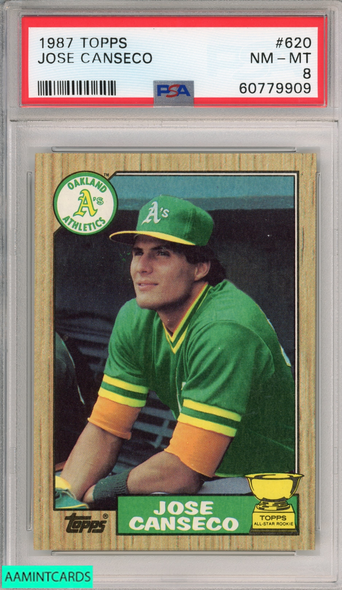 1987 Topps #620 Jose Canseco - Oakland Athletics MLB