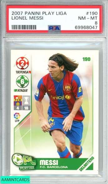 2015 PANINI DONRUSS LIONEL MESSI #68 FC BARCELONA PSA 9 MINT 