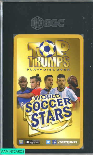 2018 TOP TRUMPS WORLD FOOTBALL STARS LIONEL MESSI ARGENTINA SGC 9.5 MINT+ 6227968