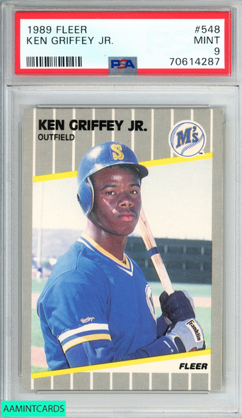 1996 Donruss Hit List #2 Ken Griffey Jr. Mariners PSA 9 MINT 6846/10000 -  Duck's Dugout