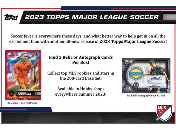 2023 Topps MLS Major League Soccer Hobby Box