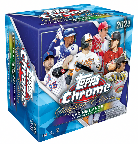 2023 Topps Chrome Baseball Sapphire Edition Box