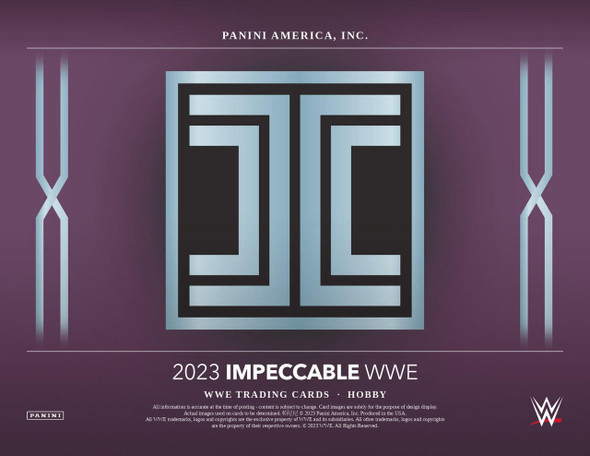 2023 Panini Impeccable WWE Hobby Box - PRESALE 03/29/24