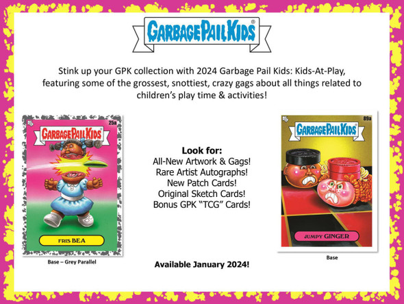 2024 Topps Garbage Pail Kids Series 1: Kids At Play Hobby Box